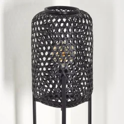 Lampadaire Quinto Noir, 1 Lumiere