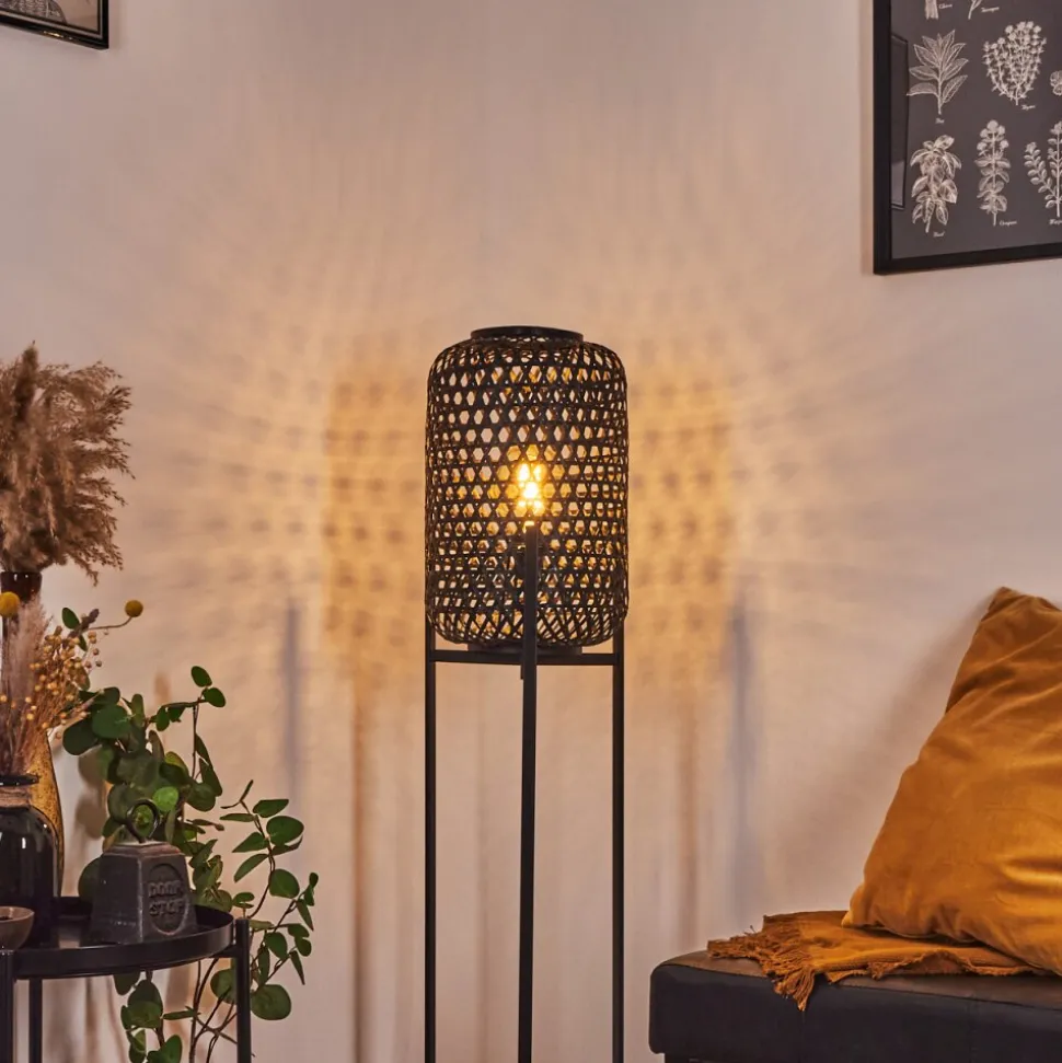 Lampadaire Quinto Noir, 1 Lumiere