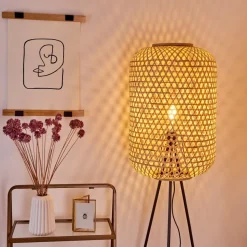 Lampadaire Quinto Noir, 1 Lumiere