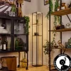 Lampadaire Ranquile Led Noir, 4 Lumieres