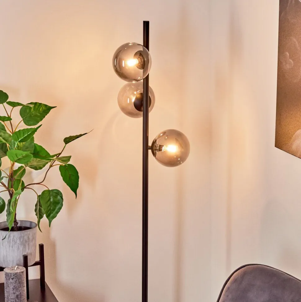 Lampadaire Remaisnil Noir, 3 Lumieres