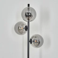 Lampadaire Remaisnil Noir, 3 Lumieres