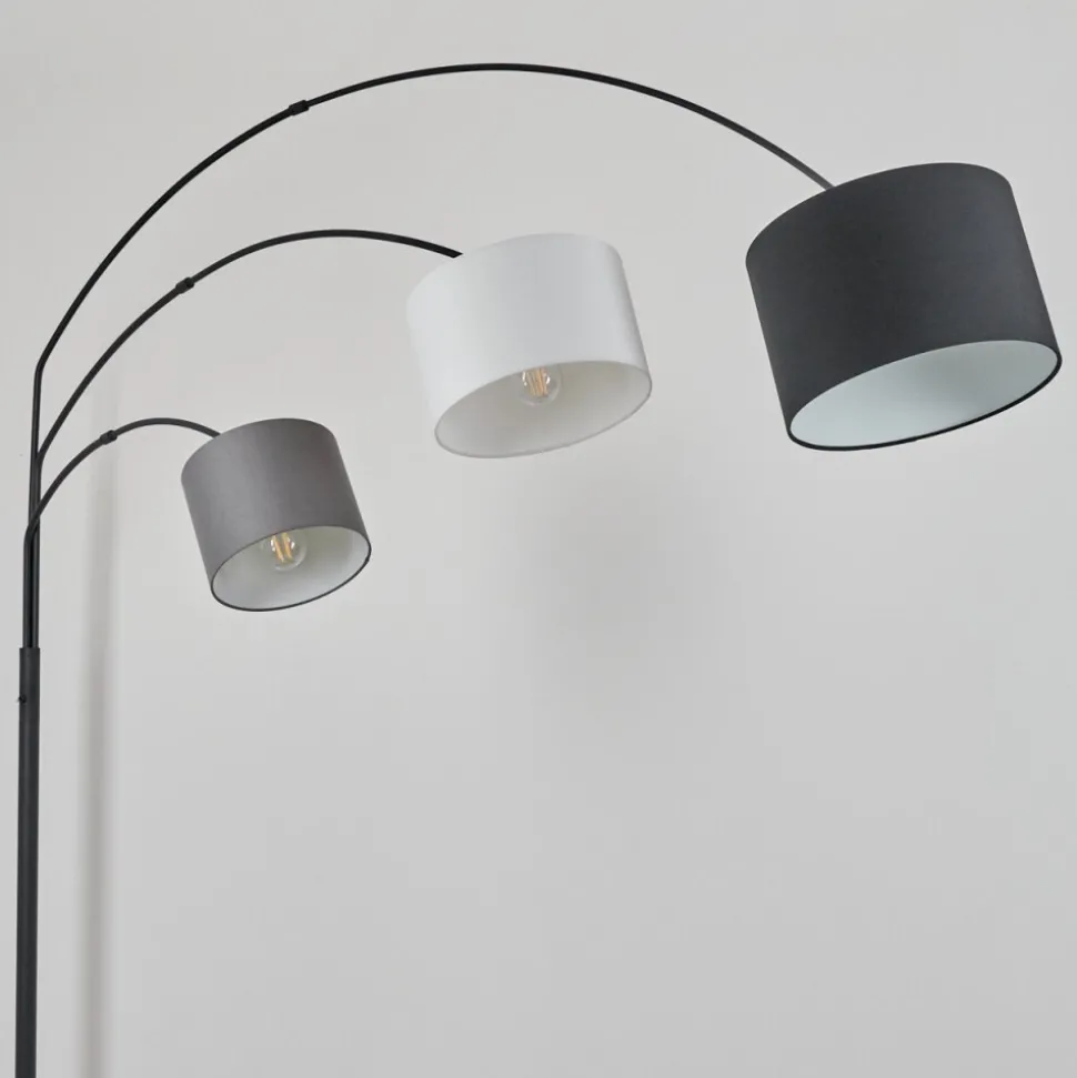 Lampadaire Renfrew Noir, 3 Lumieres