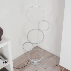 Lampadaire Rodekro Led Argente, 1 Lumiere