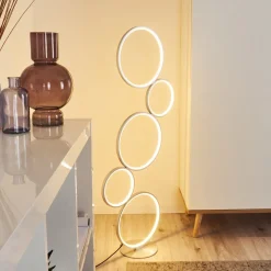 Lampadaire Rodekro Led Argente, 1 Lumiere