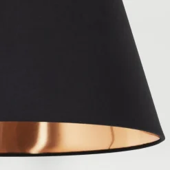 Lampadaire Saillon Noir, 1 Lumiere