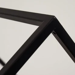 Lampadaire Salla Bois Fonce, Noir, 5 Lumieres