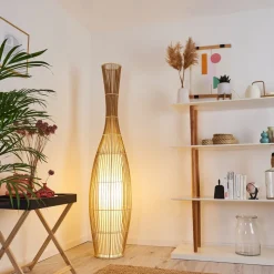 Lampadaire Saranda Brun, 1 Lumiere
