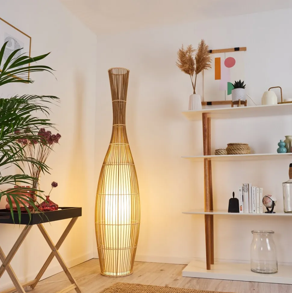 Lampadaire Saranda Brun, 1 Lumiere