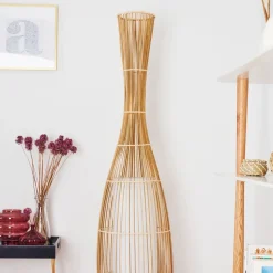 Lampadaire Saranda Brun, 1 Lumiere