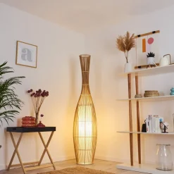 Lampadaire Saranda Brun, 1 Lumiere