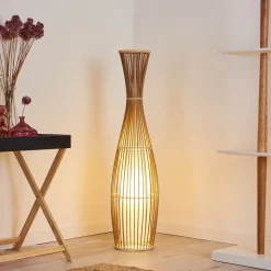 Lampadaire Saranda Brun, 1 Lumiere
