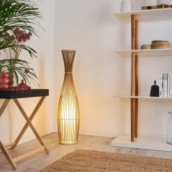 Lampadaire Saranda Brun, 1 Lumiere