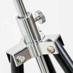 Lampadaire Saturn Chrome, Noir, 1 Lumiere