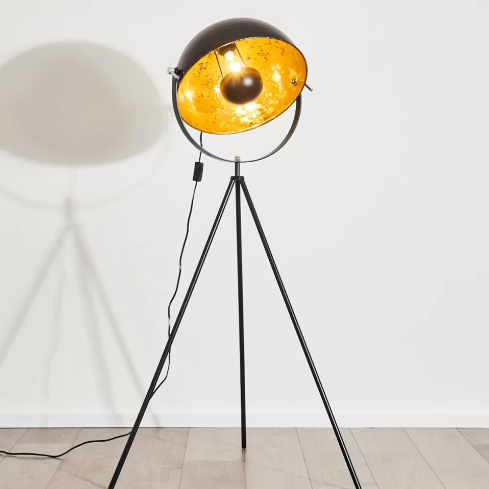 Lampadaire Saturn Noir, 1 Lumiere