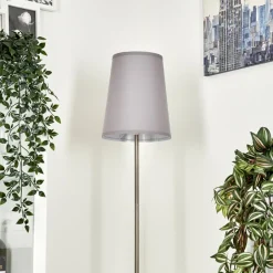 Lampadaire Snar Nickel Mat, 1 Lumiere