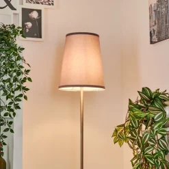 Lampadaire Snar Nickel Mat, 1 Lumiere