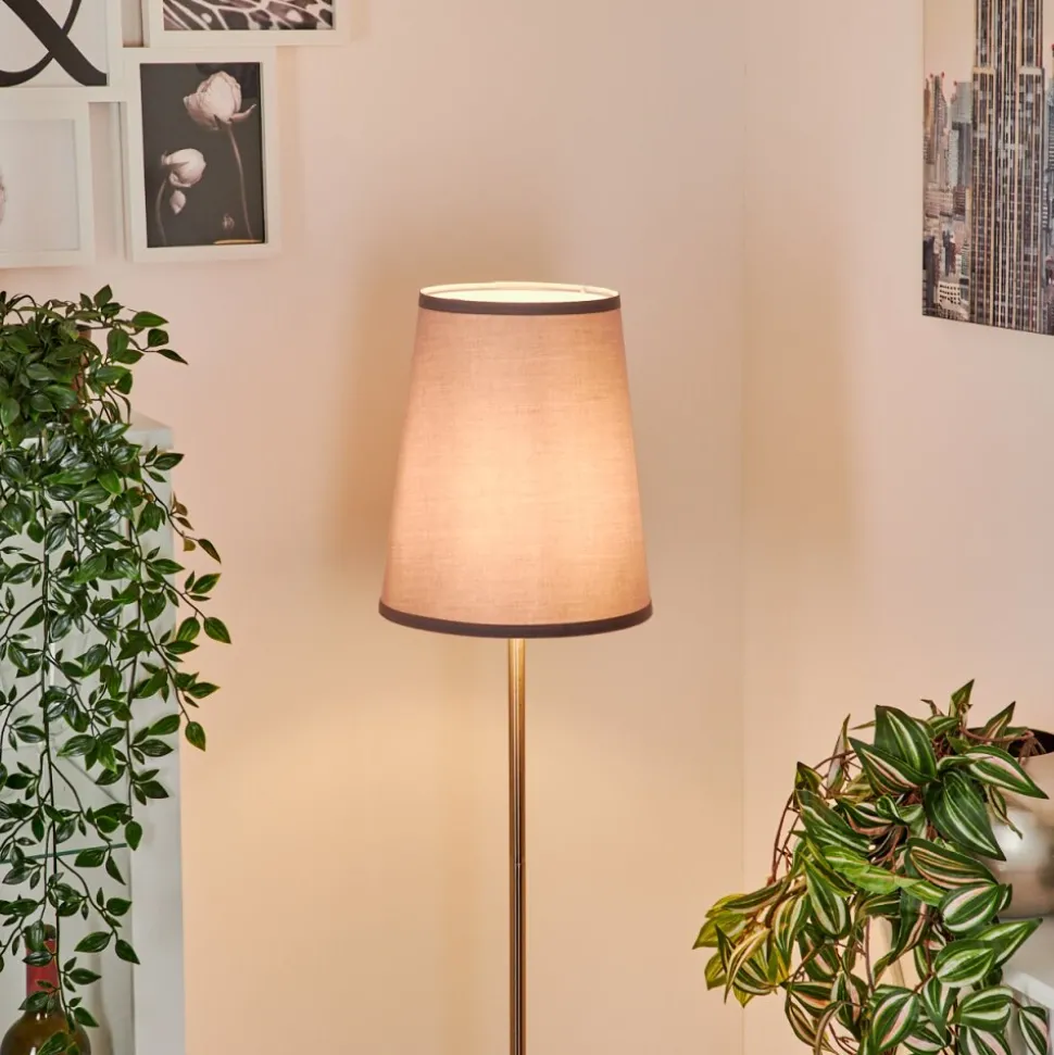 Lampadaire Snar Nickel Mat, 1 Lumiere