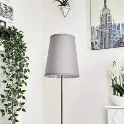 Lampadaire Snar Nickel Mat, 1 Lumiere