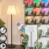 Lampadaire Solaire D'Exterieur Fisao Led Noir, 41 Lumieres, Telecommandes