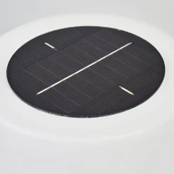 Lampadaire Solaire D'Exterieur Fisao Led Noir, 41 Lumieres, Telecommandes