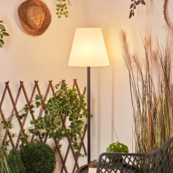Lampadaire Solaire D'Exterieur Fisao Led Noir, 41 Lumieres, Telecommandes