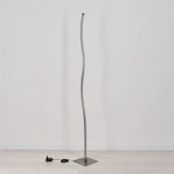 Lampadaire Soyo Led Nickel Mat, 1 Lumiere