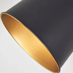 Lampadaire Tatodere Bois Fonce, Noir, 1 Lumiere