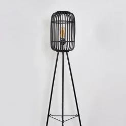 Lampadaire Teheran Noir, 1 Lumiere