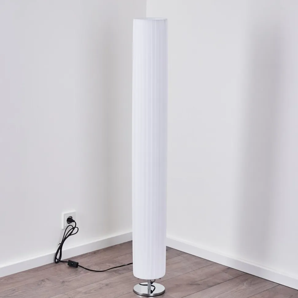 Lampadaire Tekmal Chrome, 2 Lumieres