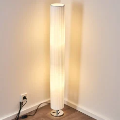 Lampadaire Tekmal Chrome, 2 Lumieres
