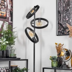 Lampadaire Theareabarivat Anthracite, 3 Lumieres