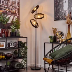 Lampadaire Theareabarivat Anthracite, 3 Lumieres