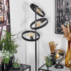 Lampadaire Theareabarivat Anthracite, 3 Lumieres