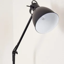 Lampadaire Timola Noir, 1 Lumiere
