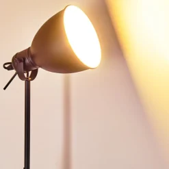 Lampadaire Timola Noir, 1 Lumiere