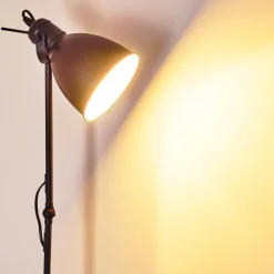 Lampadaire Timola Noir, 1 Lumiere