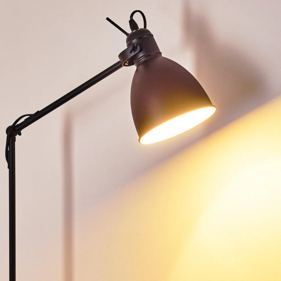 Lampadaire Timola Noir, 1 Lumiere