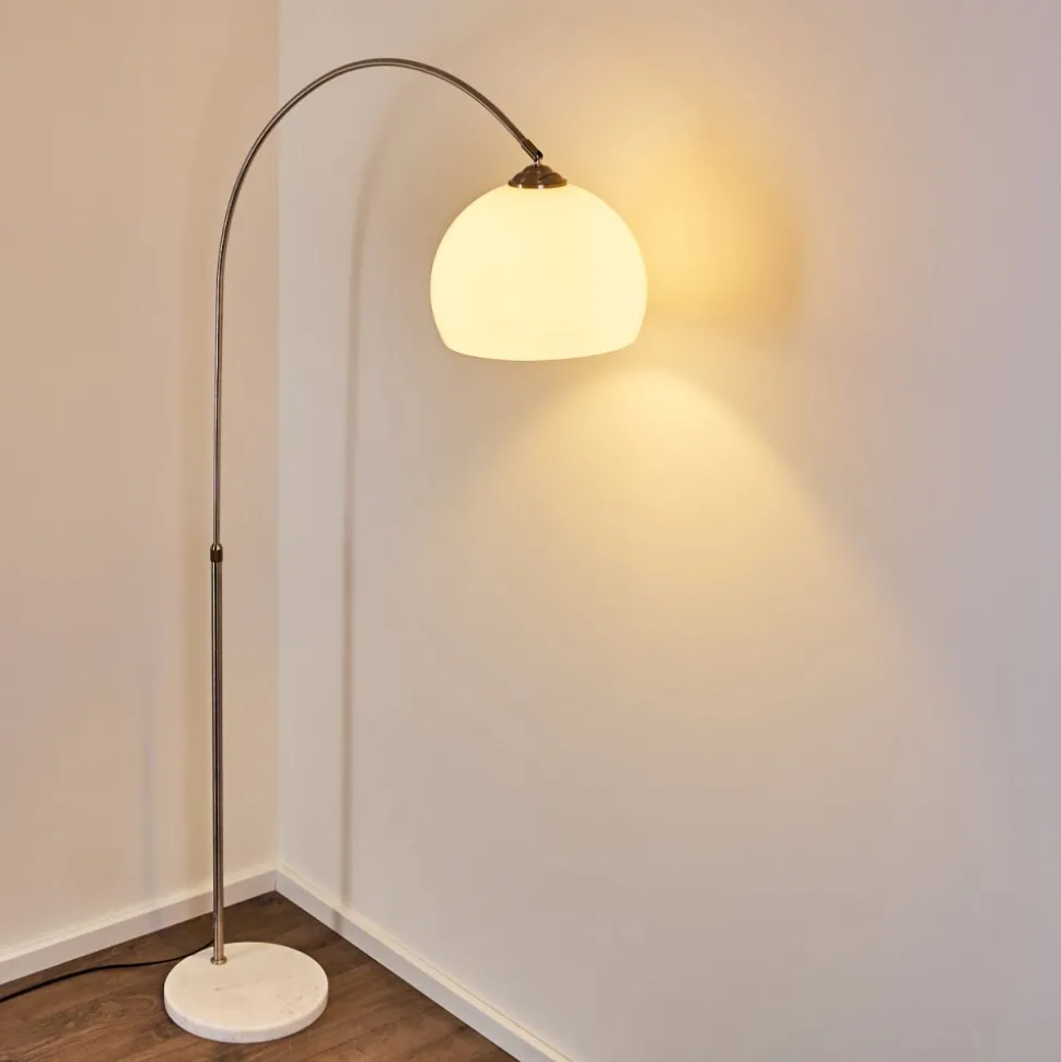 Lampadaire Tipitapa Nickel Mat, 1 Lumiere