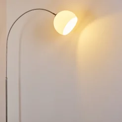 Lampadaire Tipitapa Nickel Mat, 1 Lumiere
