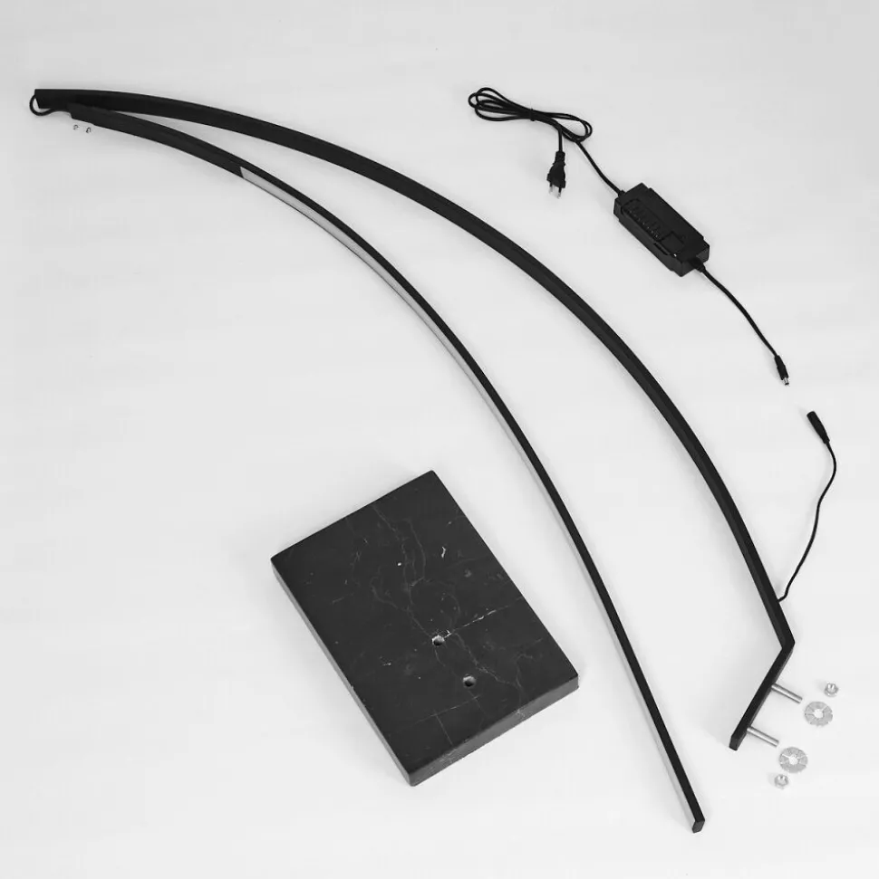 Lampadaire Tobillos Led Noir, 1 Lumiere