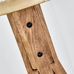Lampadaire Tomaca Laiton, Ecru, 1 Lumiere