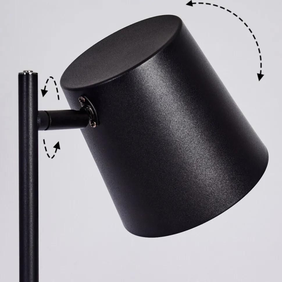 Lampadaire Tontolos Led Noir, 1 Lumiere