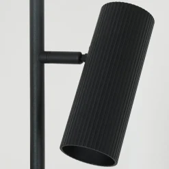 Lampadaire Trutielle Noir, 2 Lumieres