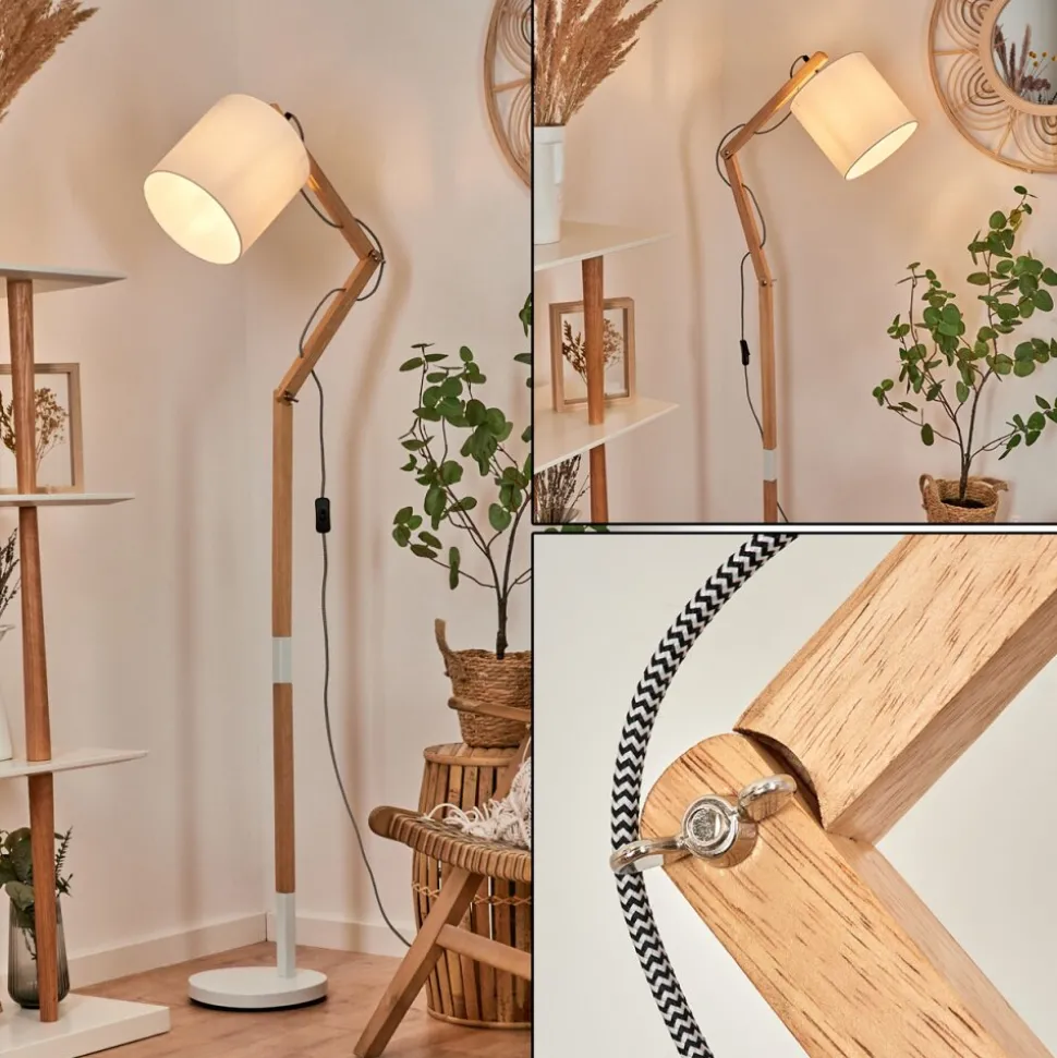Lampadaire Tukchor Ecru, 1 Lumiere