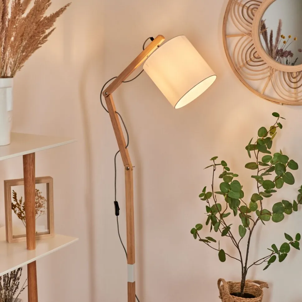 Lampadaire Tukchor Ecru, 1 Lumiere