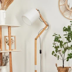 Lampadaire Tukchor Ecru, 1 Lumiere