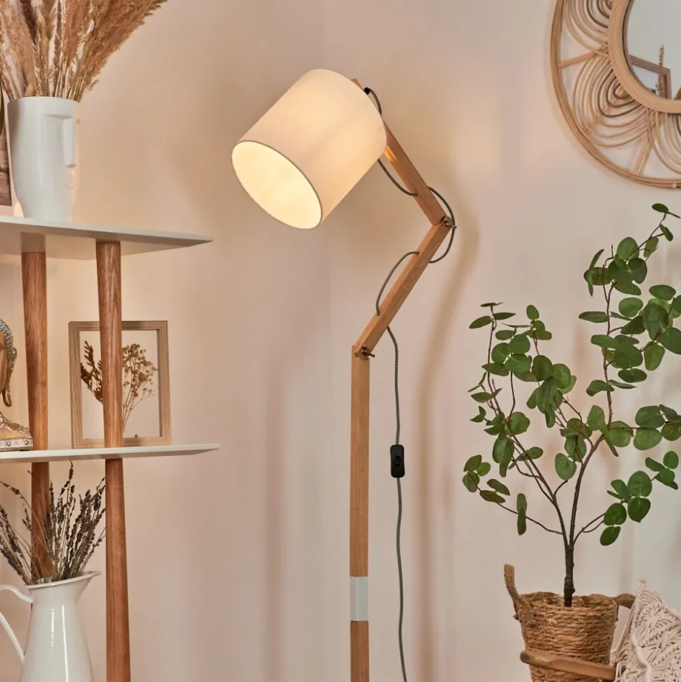 Lampadaire Tukchor Ecru, 1 Lumiere