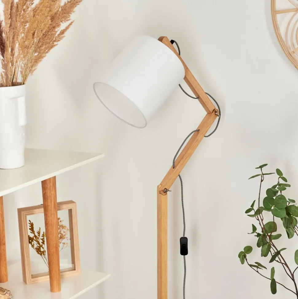 Lampadaire Tukchor Ecru, 1 Lumiere