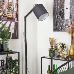 Lampadaire Tukchor Noir, 1 Lumiere